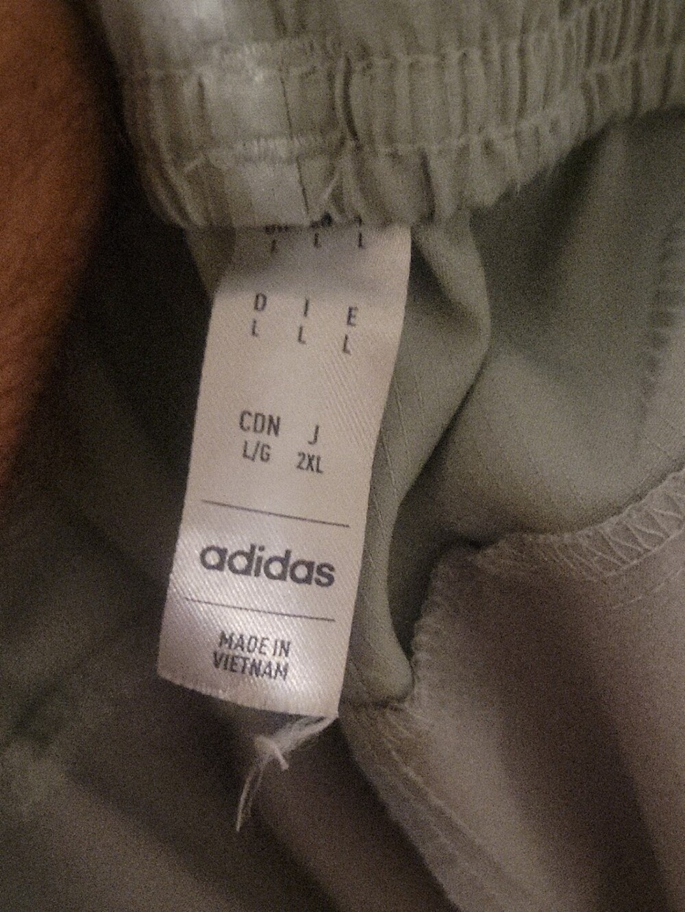 adidas Light Seafoam Gray Men's Jogger Sweatpants - Picture 2 of 7